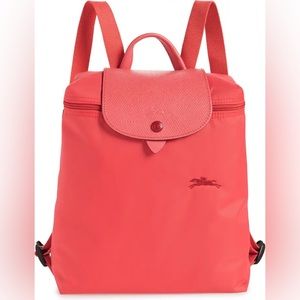 Longchamp Le Pliage Club Backpack Pomegranates pink
